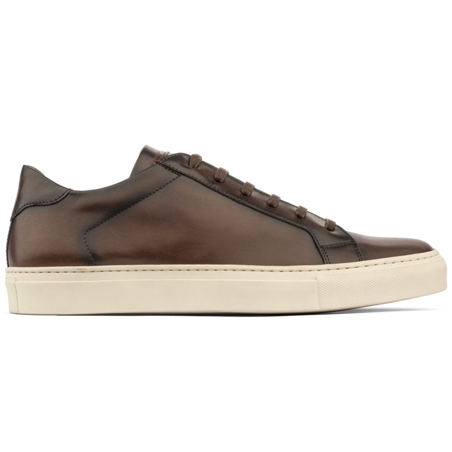 Shoes To Boot New York | Pescara Sneaker Dark Brown Calf