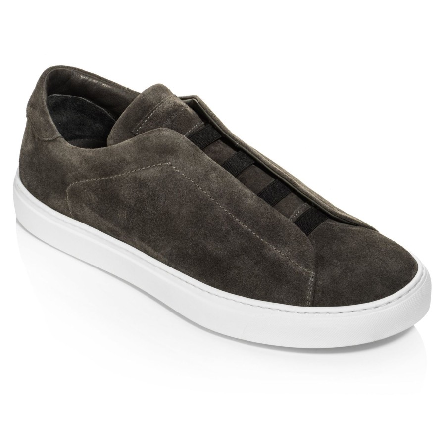 Shoes To Boot New York | Stone Slip On Sneaker Grey Suede