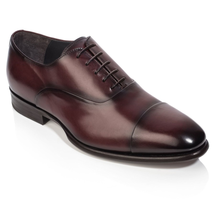 Shoes To Boot New York | Faro Calf Cap Toe Bordeaux