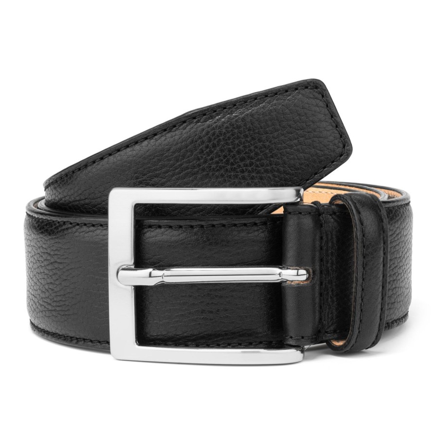 Accessories To Boot New York | Belt Black Grain