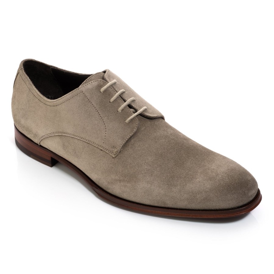 Shoes To Boot New York | Gunn Derby Taupe Suede